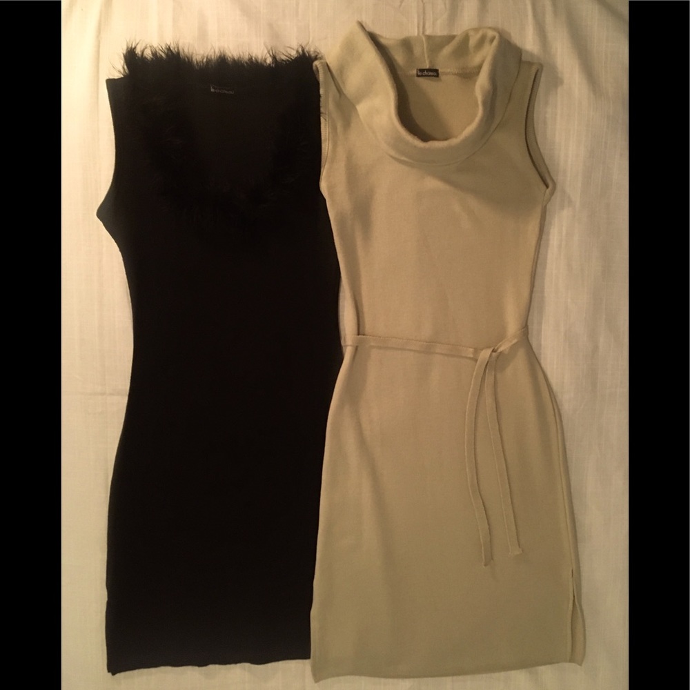 2/$45 Le Chateau Sweater Dresses